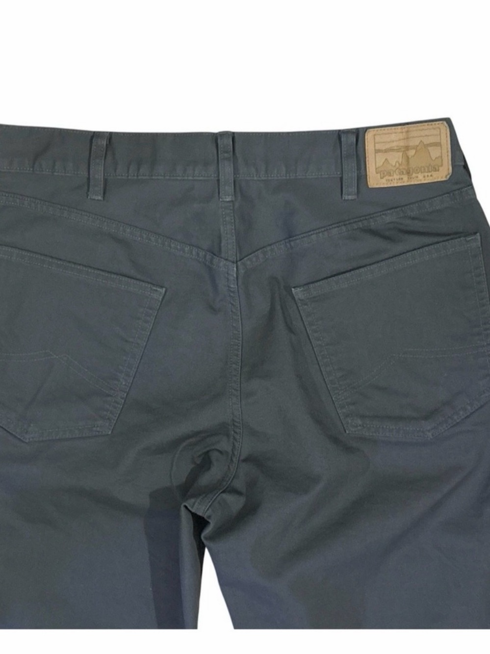 Patagonia Twill Traveler Forge Grey Pants Mens 34   **32x31** - Picture 3 of 10